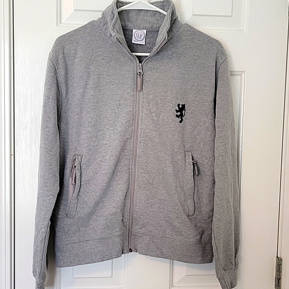 Sweatshirt zip-up jacket